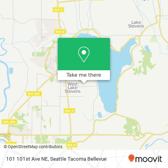 Mapa de 101 101st Ave NE