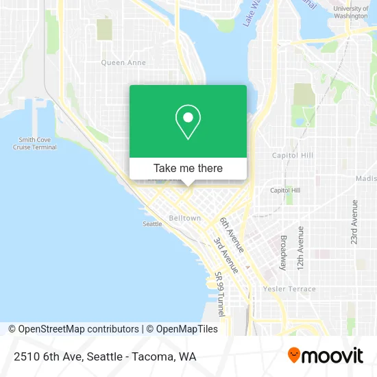 2510 6th Ave map