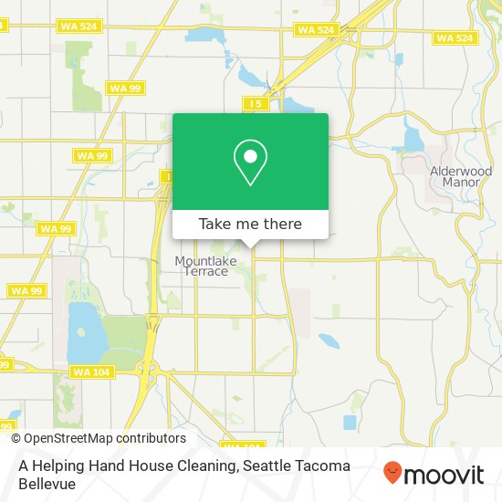 Mapa de A Helping Hand House Cleaning