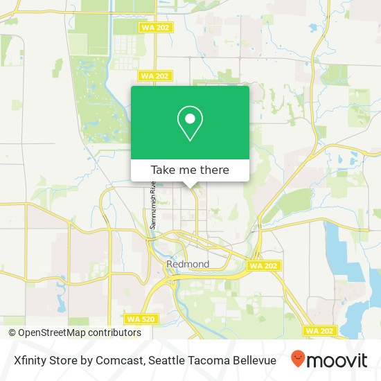 Mapa de Xfinity Store by Comcast