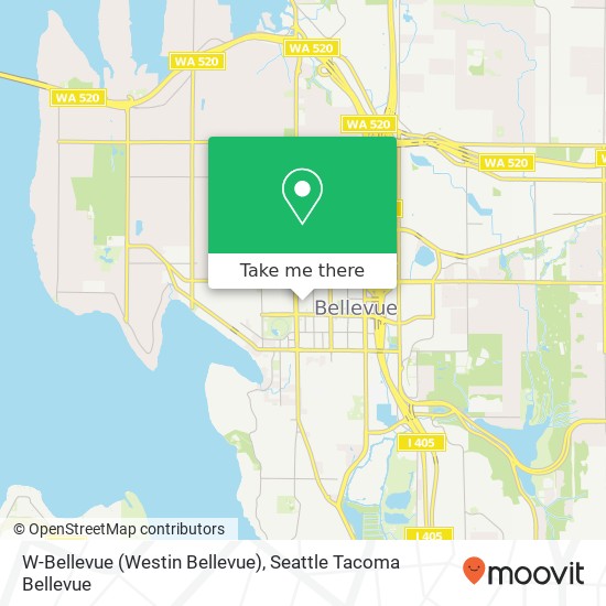 Mapa de W-Bellevue (Westin Bellevue)