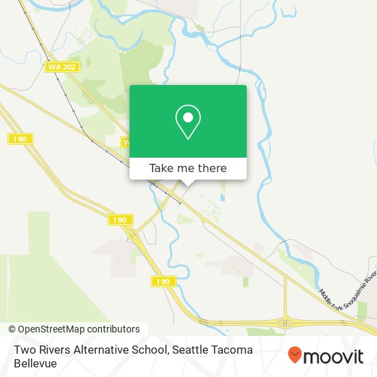 Mapa de Two Rivers Alternative School