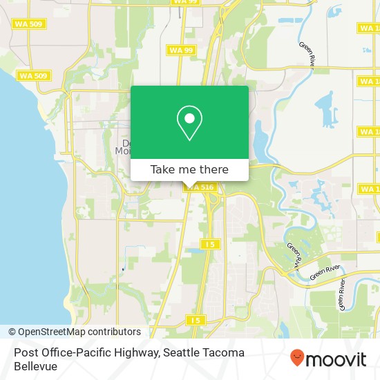 Post Office-Pacific Highway map
