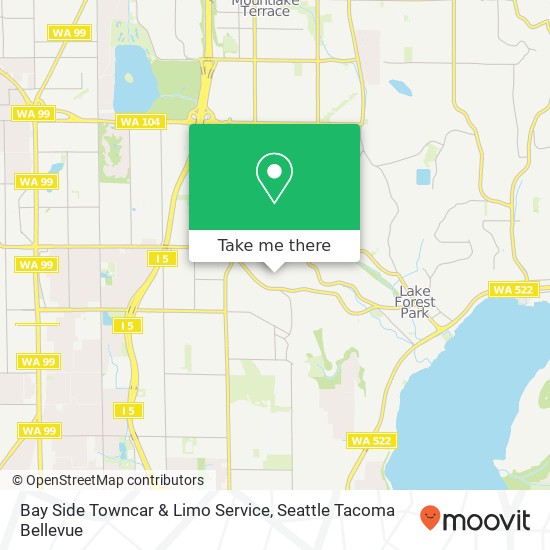 Bay Side Towncar & Limo Service map