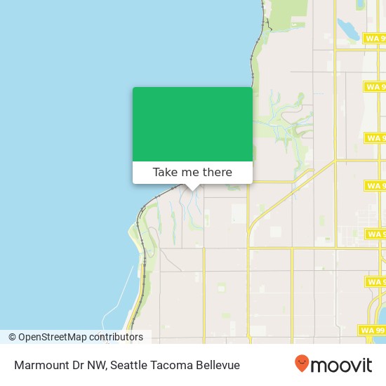 Marmount Dr NW map