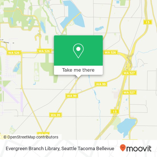 Mapa de Evergreen Branch Library