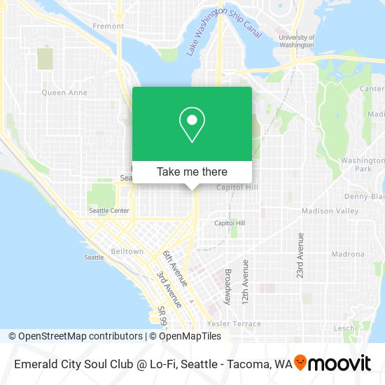 Mapa de Emerald City Soul Club @ Lo-Fi