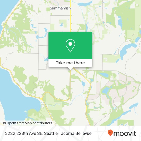 Mapa de 3222 228th Ave SE