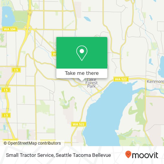 Small Tractor Service map