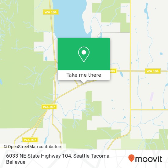 Mapa de 6033 NE State Highway 104