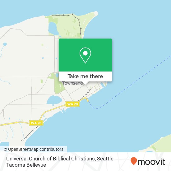 Universal Church of Biblical Christians map