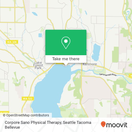 Corpore Sano Physical Therapy map