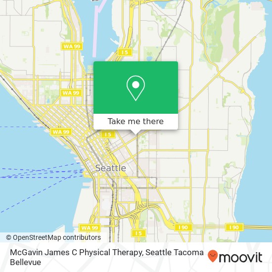McGavin James C Physical Therapy map