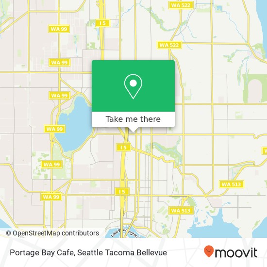 Mapa de Portage Bay Cafe