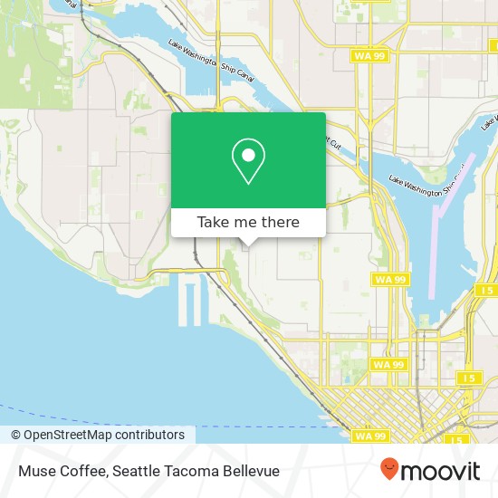 Muse Coffee map