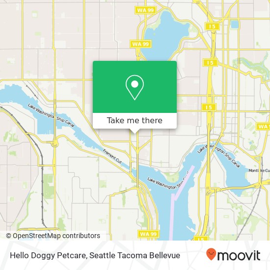 Mapa de Hello Doggy Petcare