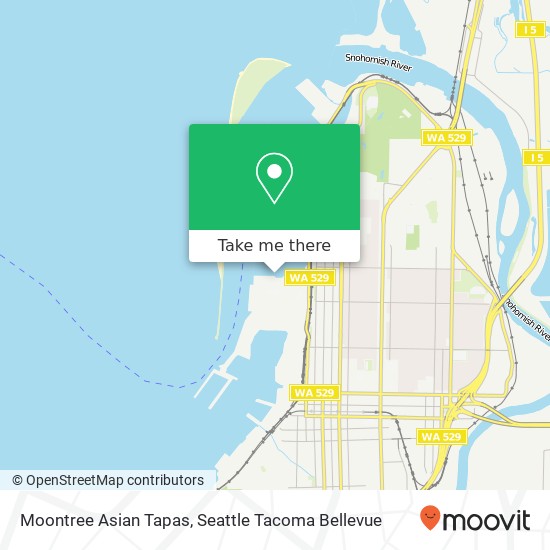 Moontree Asian Tapas map