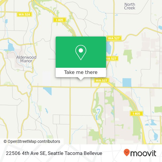 Mapa de 22506 4th Ave SE