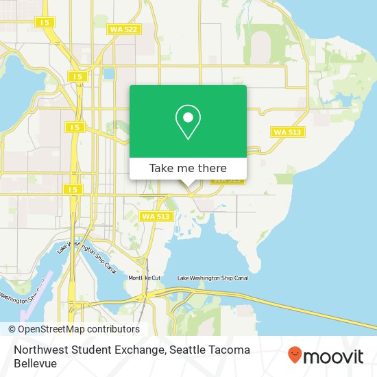 Northwest Student Exchange map