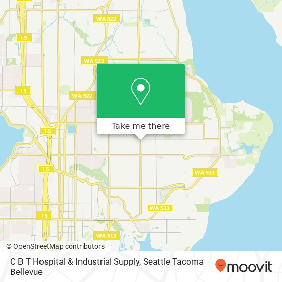 Mapa de C B T Hospital & Industrial Supply