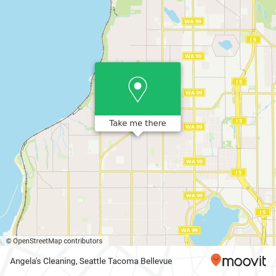 Angela's Cleaning map