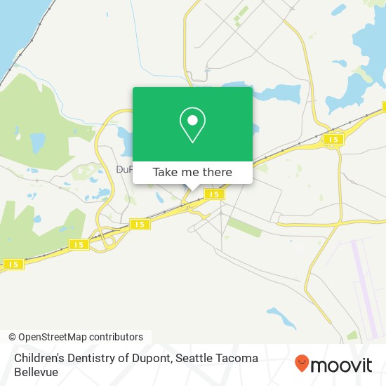 Children's Dentistry of Dupont map