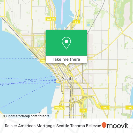 Rainier American Mortgage map