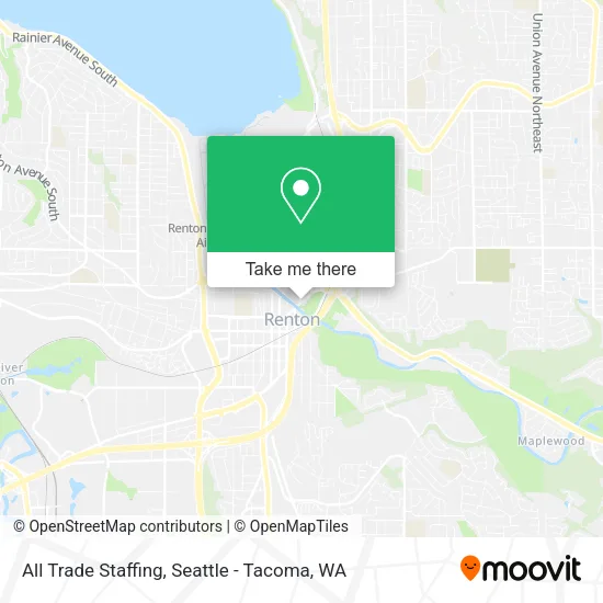 Mapa de All Trade Staffing