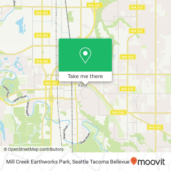 Mill Creek Earthworks Park map