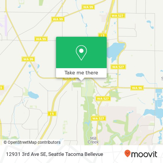 Mapa de 12931 3rd Ave SE