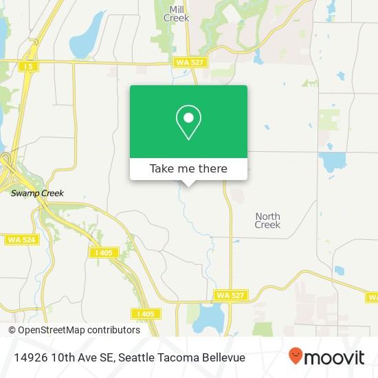 Mapa de 14926 10th Ave SE