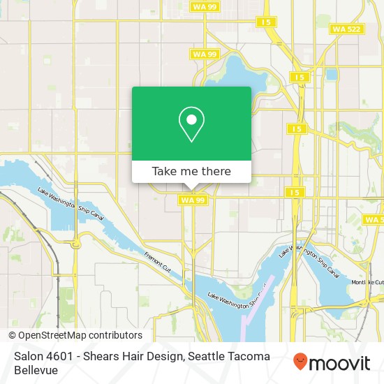 Salon 4601 - Shears Hair Design map