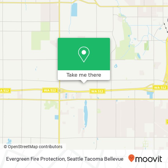 Evergreen Fire Protection map