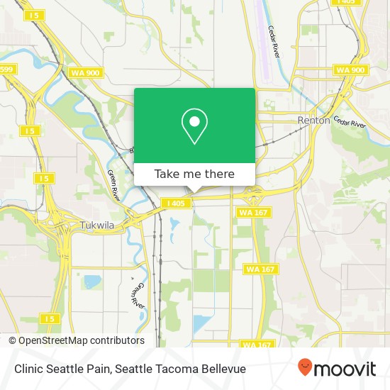 Mapa de Clinic Seattle Pain