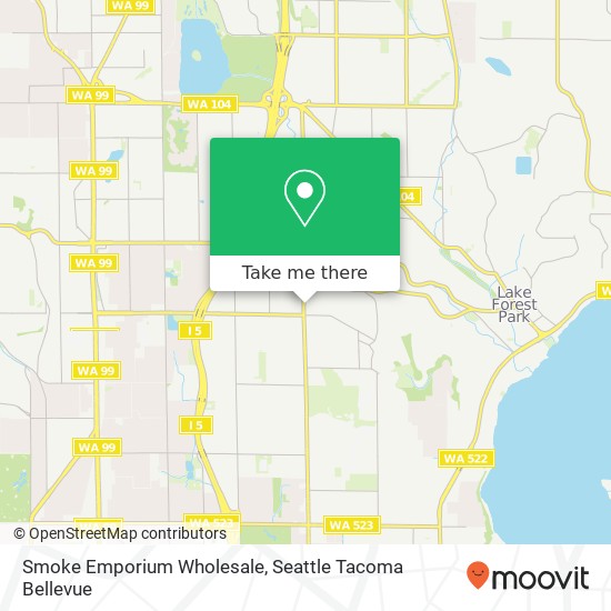 Smoke Emporium Wholesale map