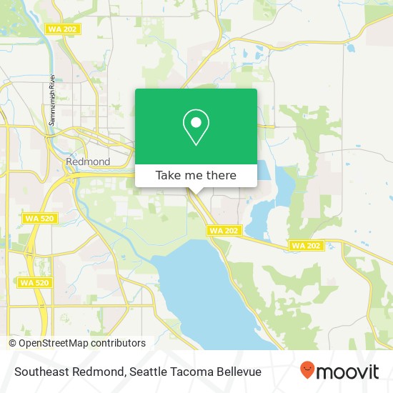 Mapa de Southeast Redmond