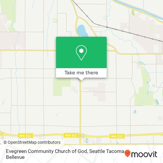 Mapa de Evegreen Community Church of God