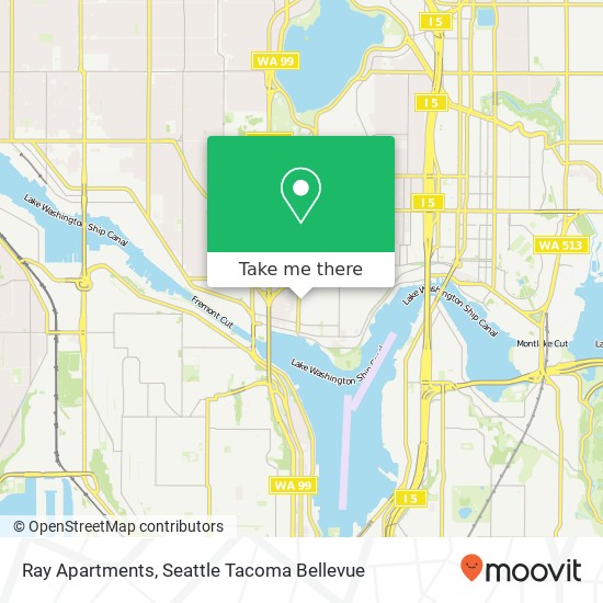 Ray Apartments map