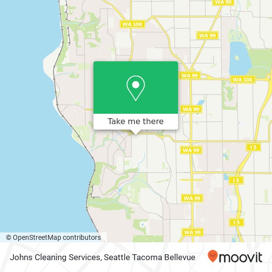 Mapa de Johns Cleaning Services