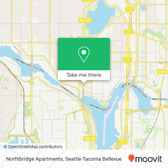 Northbridge Apartments map