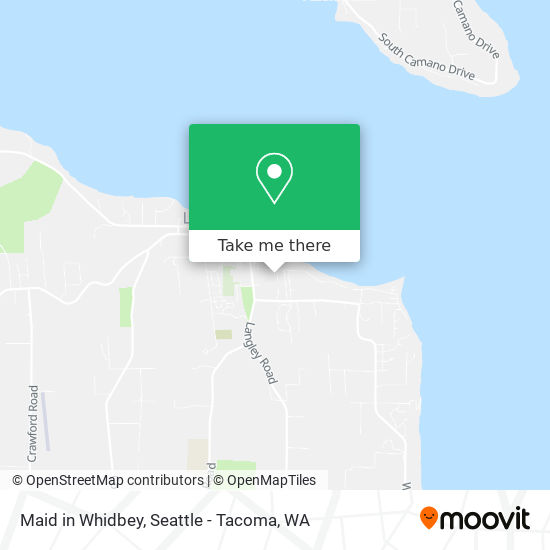 Maid in Whidbey map