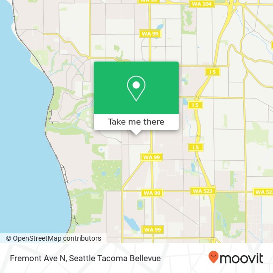 Mapa de Fremont Ave N