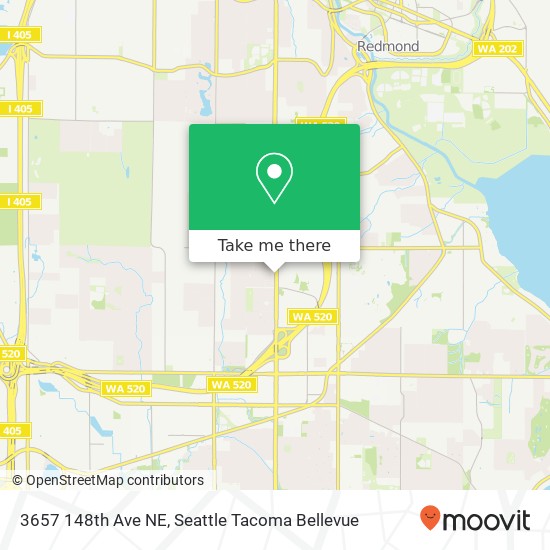 Mapa de 3657 148th Ave NE