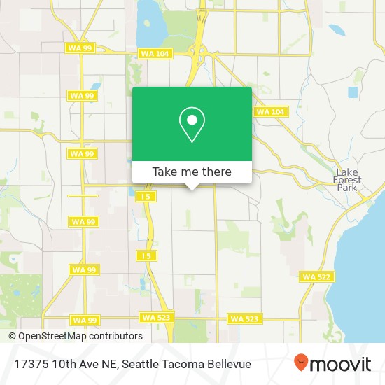 Mapa de 17375 10th Ave NE