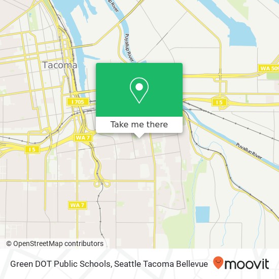 Green DOT Public Schools map