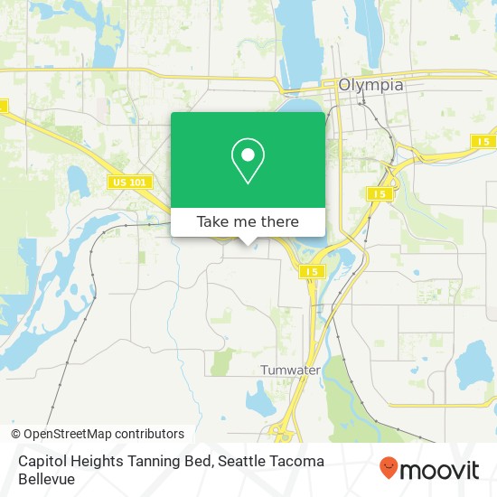 Mapa de Capitol Heights Tanning Bed