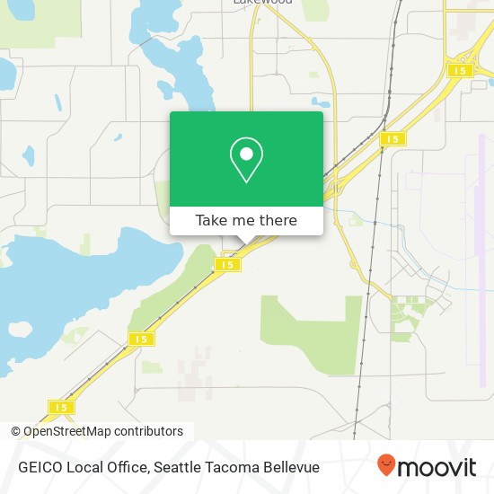 GEICO Local Office map