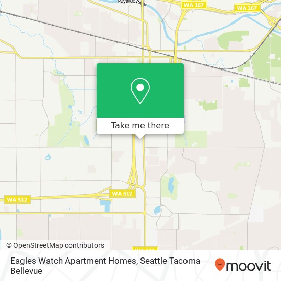 Mapa de Eagles Watch Apartment Homes