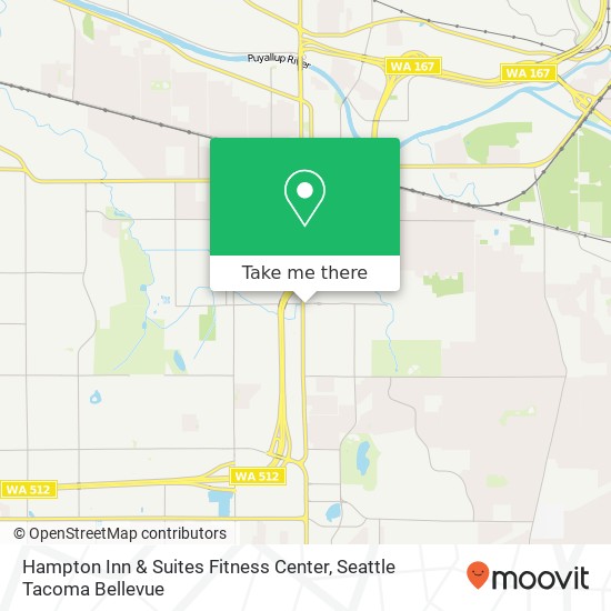 Mapa de Hampton Inn & Suites Fitness Center