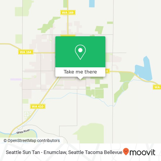 Mapa de Seattle Sun Tan - Enumclaw